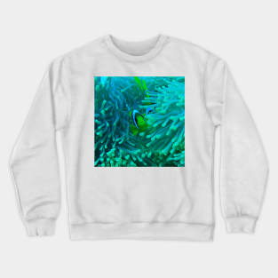 Sea Anemone and Fish Crewneck Sweatshirt